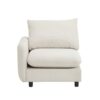2 Seats Modular Sectional Sofa Corner Chair Sofa Couch - White - Image 10