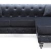 Nola - Sofa Chaise - Black - Image 2