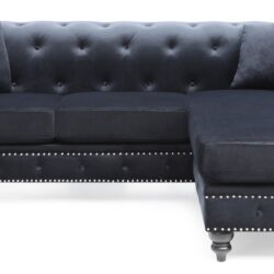 Nola - Sofa Chaise - Black