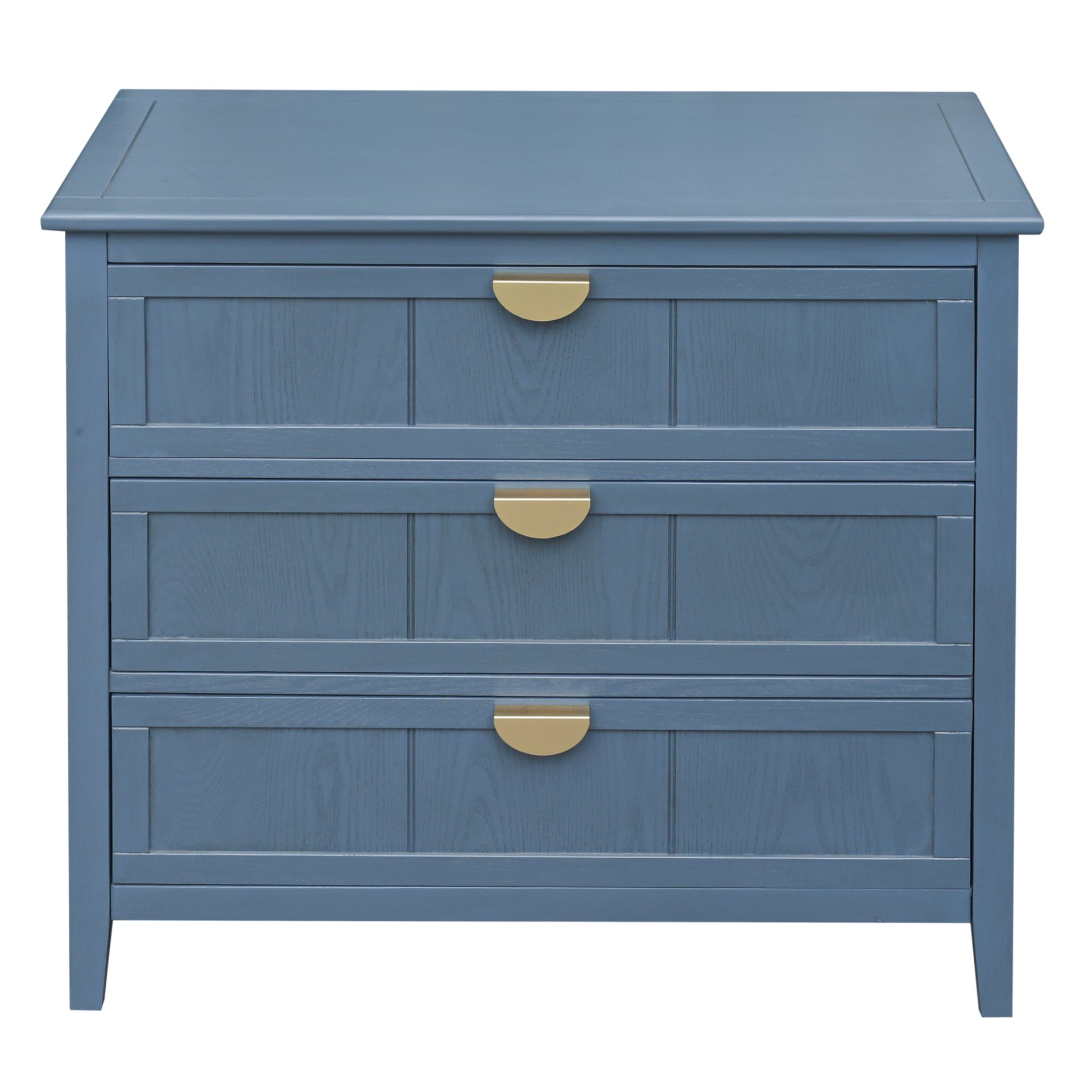 3 Drawer Cabinet For Bedroom - Blue - Image 8