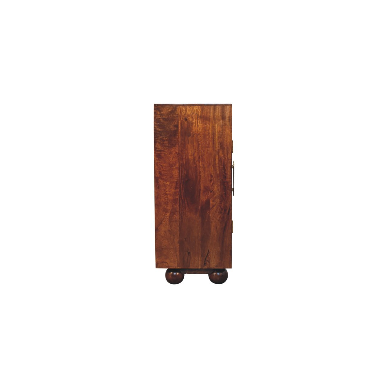 Wavecrest Cabinet, 4 Shelves - Chestnut - Image 6