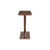 Console Table With Cross Leg Base And Reinforced Support Plate - Brown - Image 7