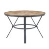 Modern Style Indoor Dining Round Table With Metal Legs - Light Birch - Image 7