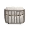 Harper - Barrel Upholstered Patio Deep Seating Armchair Axroma Olefin - Oat Beige - Image 4
