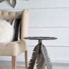 Leaf Side Table - Silver - Image 17