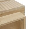 Fluted 6 Drawers Dresser, Double Dresser Chest Of Drawers, Modern Chest Of Drawers With LED, Drawer Organizer For Bedroom, Living Room, Hallway - Natural - Image 24