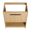 Modern Freestanding 30" Bathroom Vanity With Open Storage Compartment, Construction, Excluding Sink - Oak - Image 12