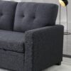 Elegant Storage Sofa - Dark Gray - Image 3