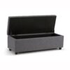 Hamilton - Storage Ottoman - Slate Gray - Image 2