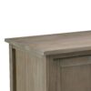 Warm Shaker - TV Media Stand Handcrafted - Distressed Gray - Image 9