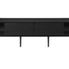 TV Stand, Media Entertainment Center, Storage Cabinet, Console, Storage Shelves, Bedroom, Living Room, Contemporary, Modern - Black - Image 5