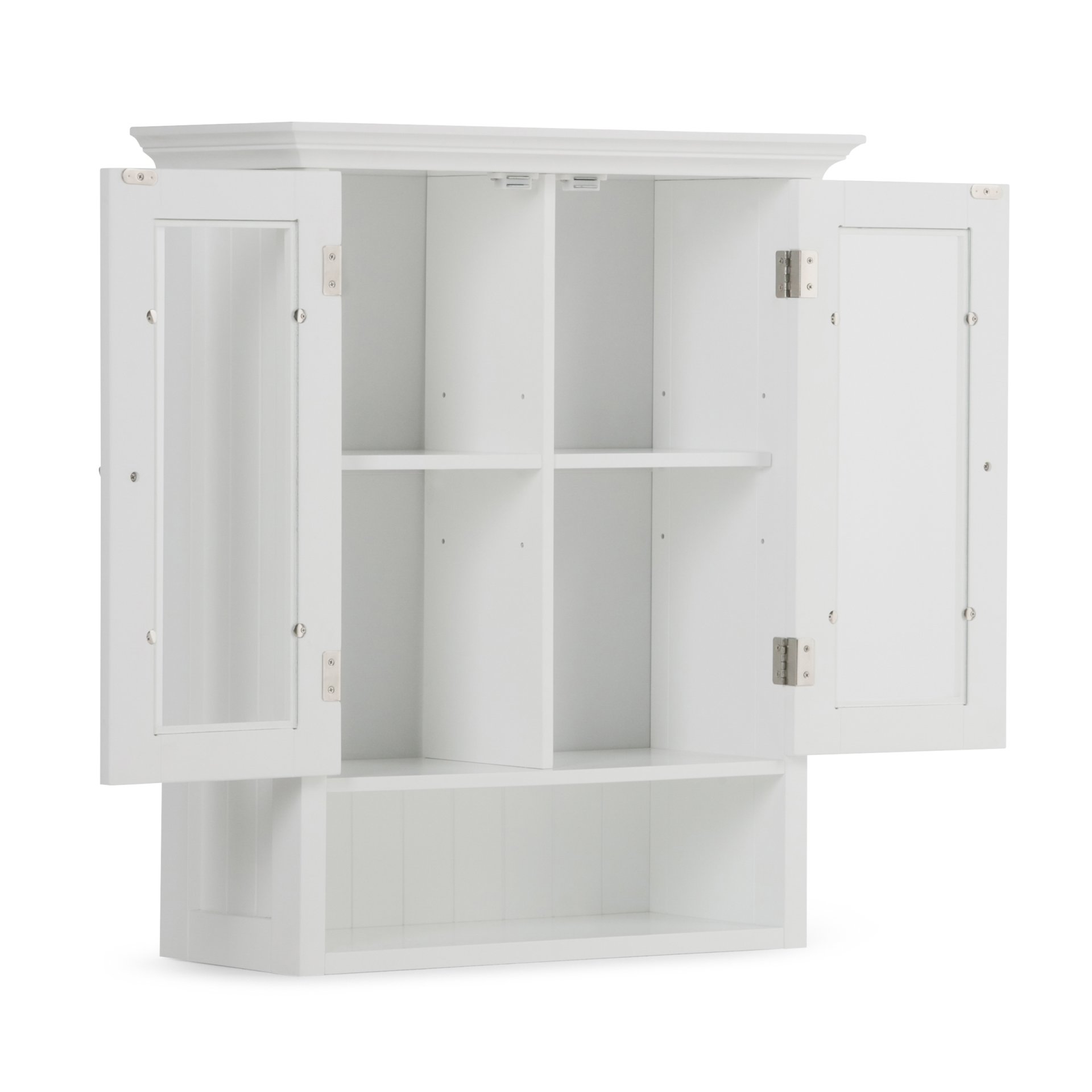 Acadian - Double Door Wall Cabinet - Pure White - Image 7