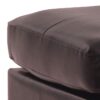 Elegant Casual Ottoman - Dark Brown - Image 3