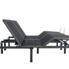 King Size Flex Head Quick Assembly Adjustable Bed Frame With Voice Activated Controls - Black - Image 3