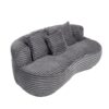 Bean Bag Sofa Lazy Sofa Durable Comfort Lounger High Back Bean Bag Chair Couch For Adults And Kids, Indoor & Outdoor - Dark Gray - Image 18
