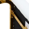 Luxury Simple Arch Chair (Set of 6) Dining Chair With Metal Legs - White / Gold - Image 8