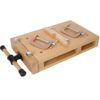 Portable Hard Wood Workbench With Quick Release Handle And G Type Fixing Clips For Woodworking - Natural - Image 7