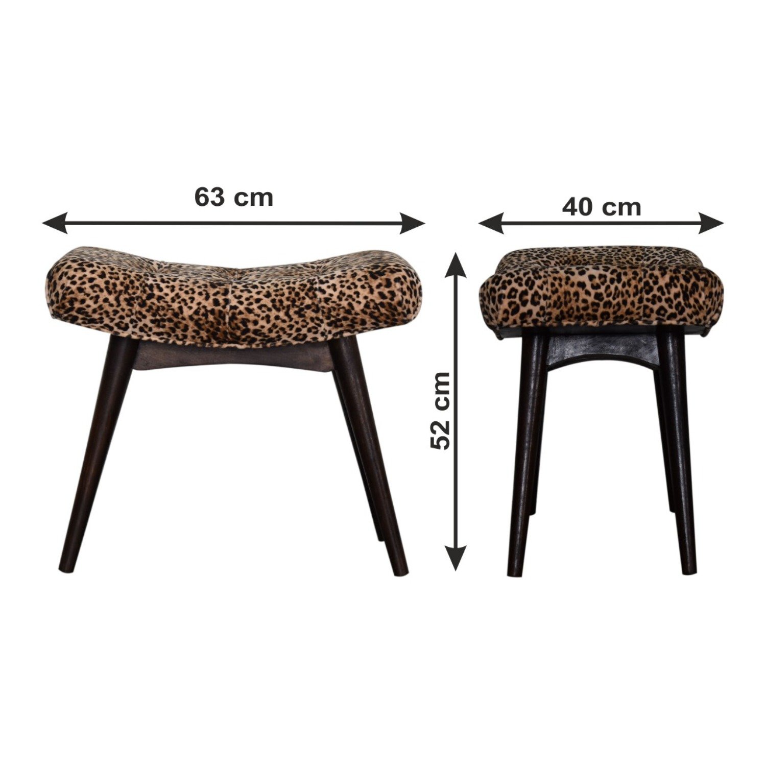 Curved Bench - Walnut - Image 13