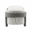 Large Versatile Storage Ottoman Bench: Spacious, Durable, Stylish - White / Light Gray - Image 10