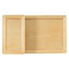 Modern Coffee Table, Coffee Table With 1 Storage Shelf, 2 Tabletops And 1 Rattan Drawer For Living Room - Natural - Image 14