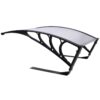 Weather Resistant Polycarbonate Canopy Outdoor Shade Cover For Robotic Lawn Mowers - Black - Image 8