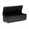 Hamilton - Storage Ottoman - Coffee Brown - Image 2