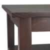 Warm Shaker - Narrow Side Table - Tobacco Brown - Image 5