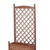 Raised Garden Bed With Trellis 2 Pack, Outdoor Planter Box & Plant Stand With Climbing Racks - Brown - Image 19