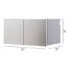 Nova Series - Wood Wall Mounted Garage Cabinet - Dark Gray - Image 3