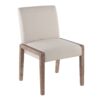 Carmen - Contemporary Chair (Set of 2) - White Washed / Beige - Image 2