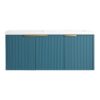 Contemporary Wall Mounted Bathroom Vanity With Resin Double Sink - Lake Blue - Image 10