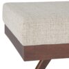 Chanelle - Mid Century Ottoman Bench - Platinum - Image 5