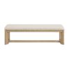 Clove - Upholstered Dining Bench - Brown - Image 2