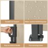 Retractable Side Awning Waterproof And UV Resistant Roll Up Privacy Screen For Balcony - Beige - Image 4