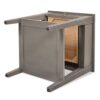 Dauphin - Storage Shelf Side Table - Gray Cashmere - Image 6