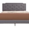 Deb - Queen Bed For Cozy Sleep - Gray - Image 3