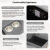 Power Recliner Corner Sofa Home Theater Reclining Sofa Sectional Couches With Storage Box, Cup Holders, USB Ports And Power Socket For Living Room - Gray - Image 8