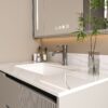 Bianco Carrara Venato 37" Marble Vanity Top With Pre Drilled Faucet Hole And Undermount Sink - White - Image 10
