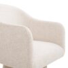 Marcy - Swivel Upholstered Dining Arm Chair - Simple Gray - Image 8