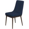 Kate - Mid-Century Modern Dining Chair (Set of 2) - Fabric - Blue - Image 8