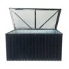 Metal Storage Box Store Large Out Door Use - Black - Image 7
