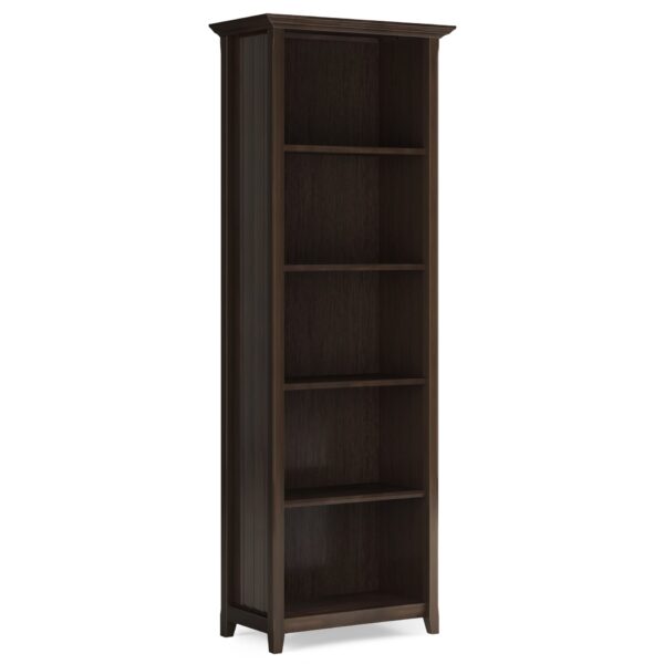 Acadian - 5 Shelf Bookcase - Brunette Brown