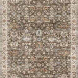 Fenix - Accent Rug - Brown / Ivory