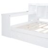 Full Size Daybed With 3 Drawers USB Ports And Desk - White - Image 7