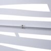 Outdoor & Indoor Privacy Screen Metal Privacy Screen, Freestanding Decorative Screen For Deck Balcony Patio - White - Image 8