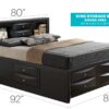 Marilla - King Storage Bed - Black - Image 7