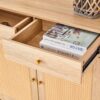 Multi Functional Modern Minimalist Shoe Cabinet Seamlessly Fits Into Nordic, Japanese, And Industrial Style Interiors - Natural Wood - Image 15