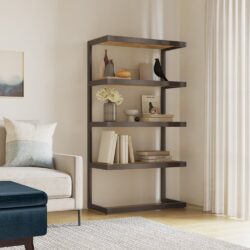 Erina - Bookcase - Distressed Golden Wheat