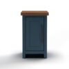 Nantucket - Chairside Table - Blue Denim, Whiskey - Image 2