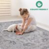 Marfi - 5' X 7' Abstract Area Rug - Light Gray - Image 6